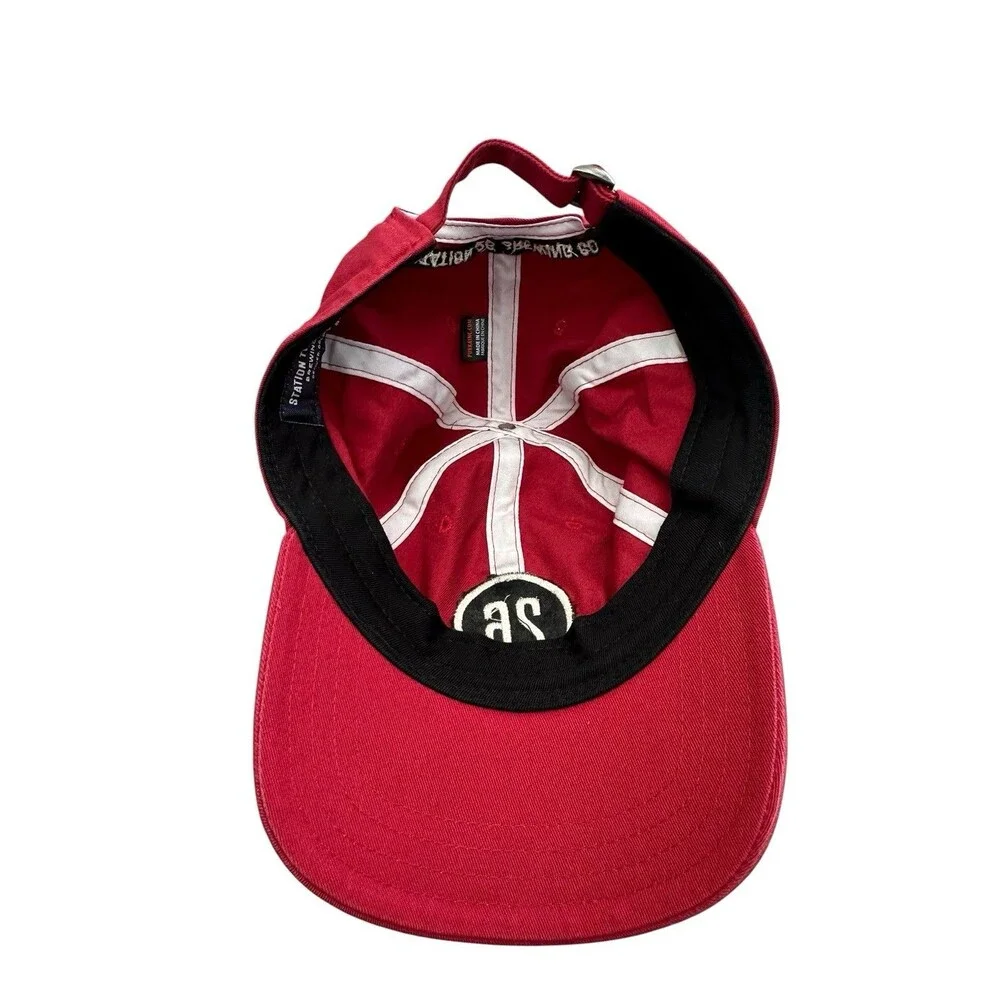 Station 26 Brewing Co Denver CO Hat Red Strapback Dad Cap Craft Beer Brewery 26